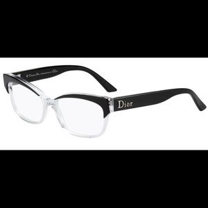Authentic Dior eyeglasses Cd3197 black and clear